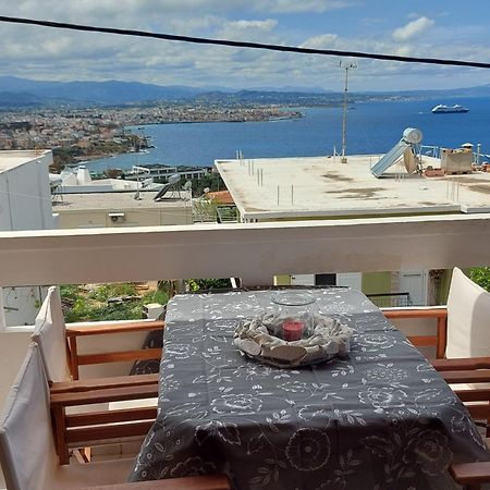 Eolia Apartment With Panoramic Chania View Esterno foto