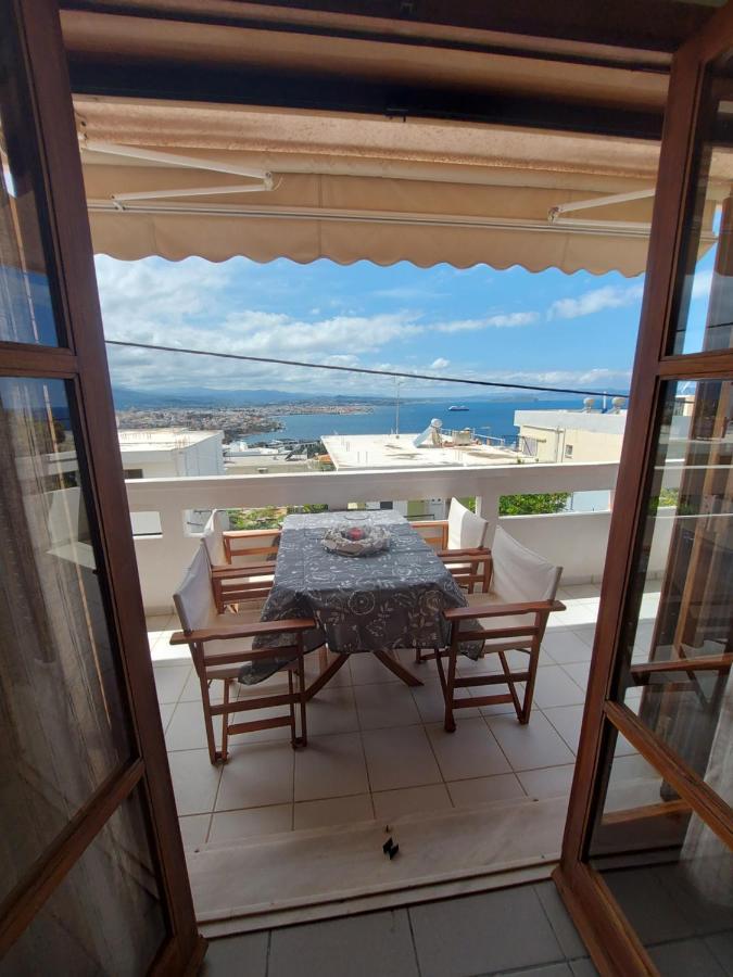 Eolia Apartment With Panoramic Chania View Esterno foto